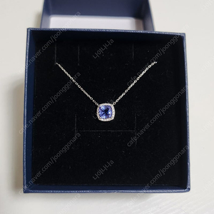 탄자나이트 1.42ct 천연 다이아 14k 목걸이