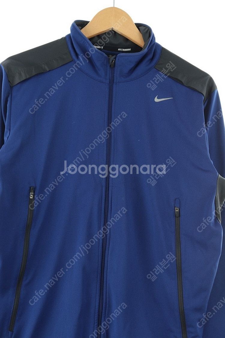 (XL) 나이키 집업져지 트랙탑 블루 폴리 올드스쿨 루...--0