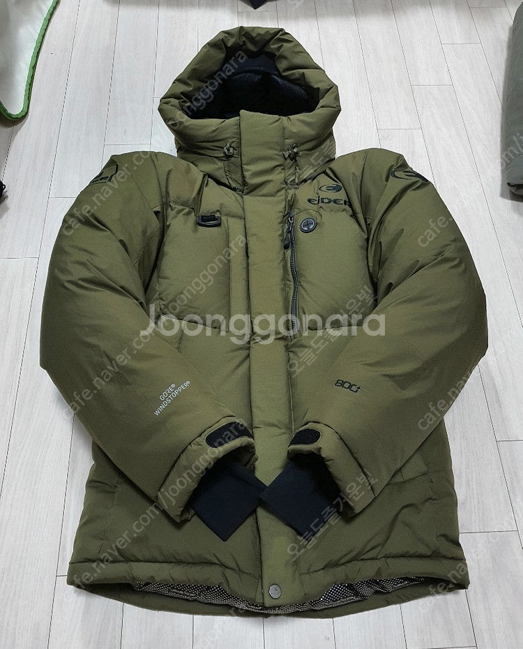 아이더 히말라야 캄피로 구스다운 패딩 자켓 카키 M 9...--0