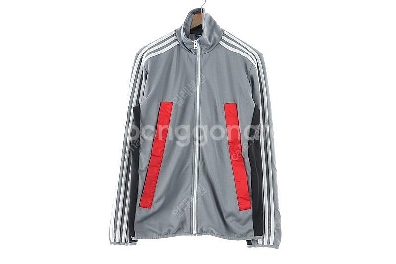 (2XL) 아디다스 집업져지 트랙탑 빅사이즈 그레이 삼...--1