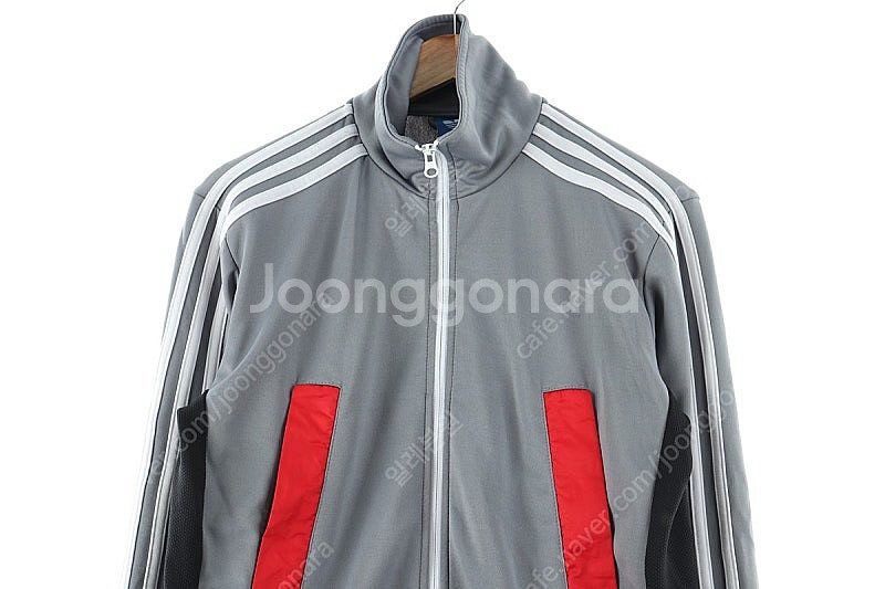 (2XL) 아디다스 집업져지 트랙탑 빅사이즈 그레이 삼...--2