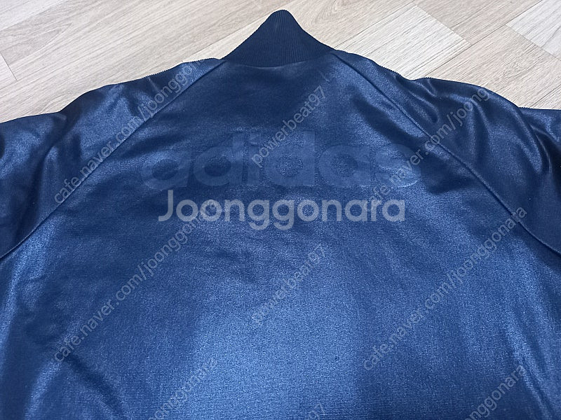 ADIDAS 아디다스 유광 져지 패딩점퍼--2