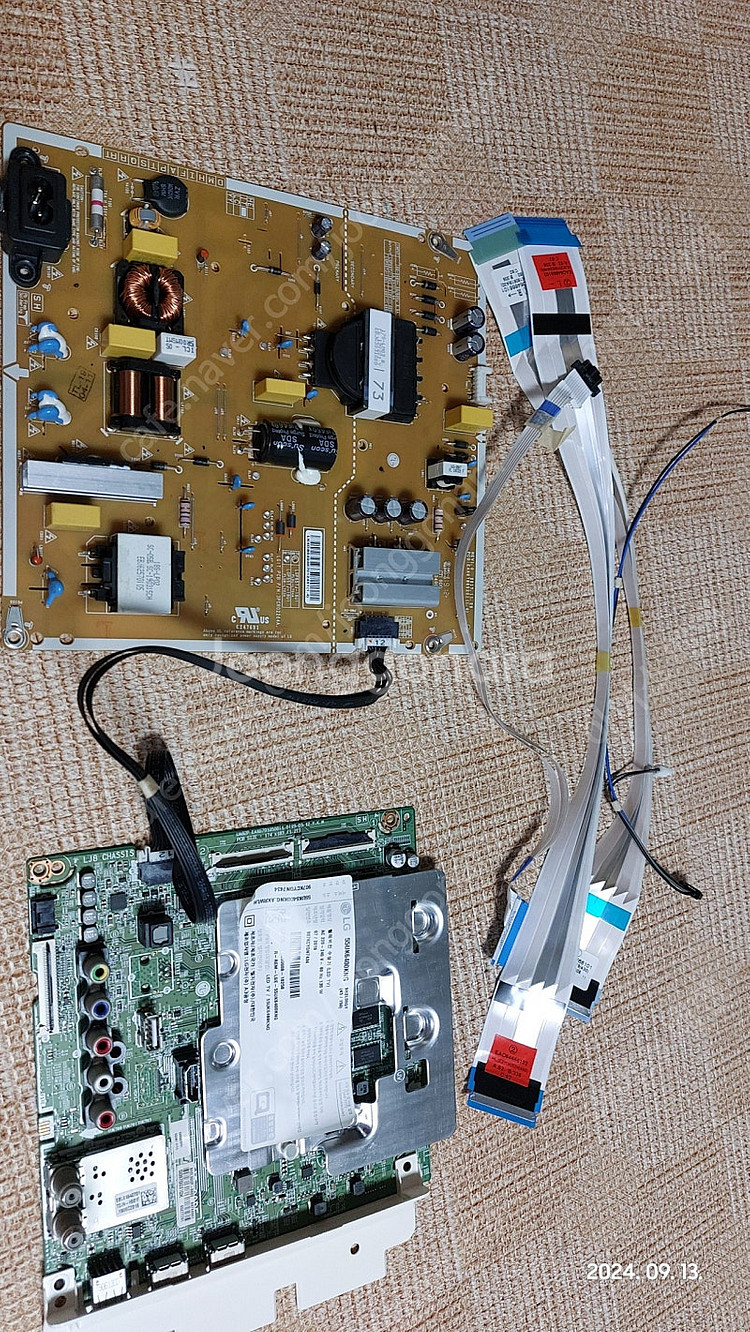 LG 55인치 TV(55UK6400KNC) 메인보드, 파워보드 일괄--0