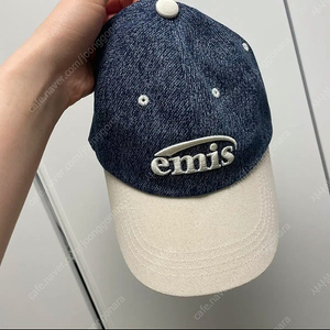 (새상품) emis new logo denim ball cap 이미스 모자 볼캡