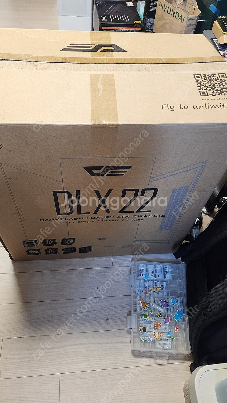 DLX22 블랙 EATX케이스--3