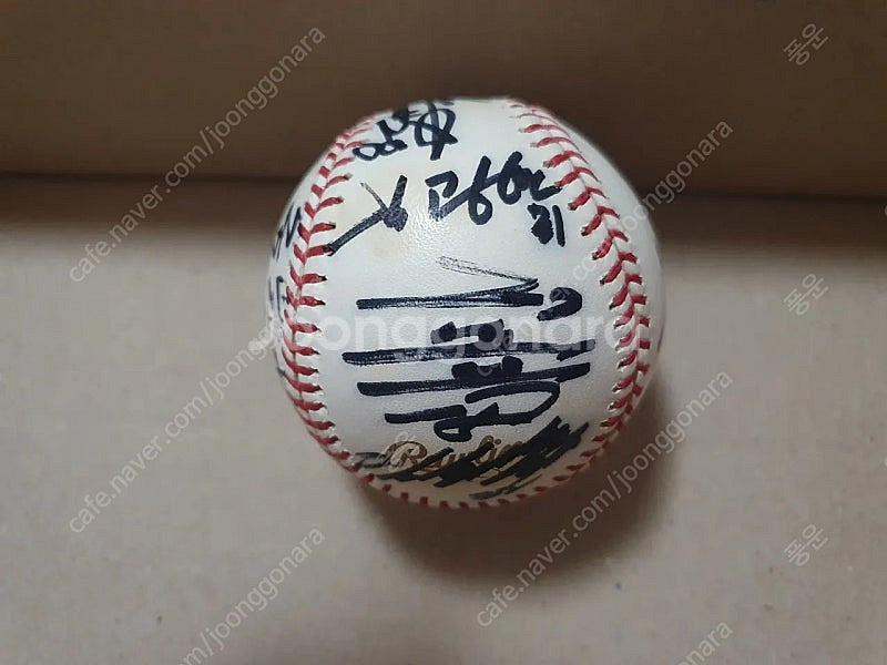 2009 WBC 공인구 친필 싸인볼 (류현진 김인식 이...--2