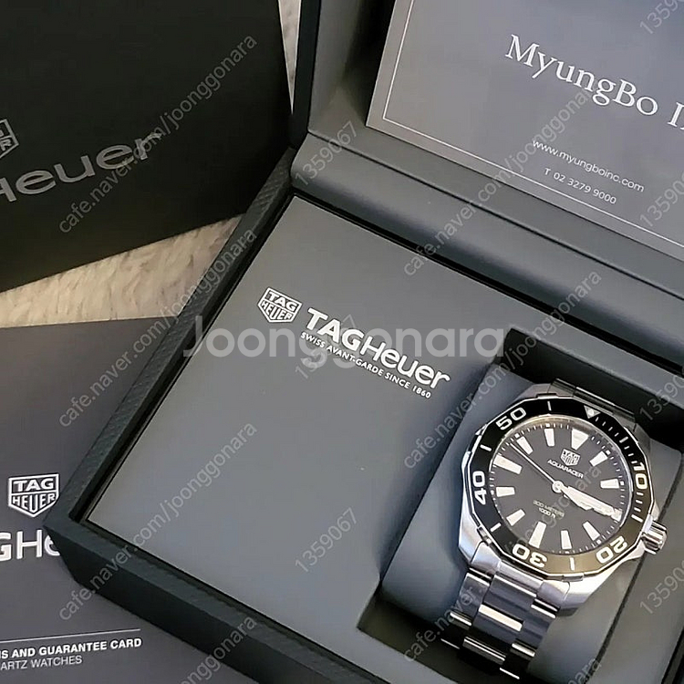 태그호이어 아쿠아레이서 쿼츠 검판 41mm (21년형)--0