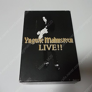 YNGWIE MALMSTEEN 잉베이 맘스틴 희귀 1998년 초반 발매 BOX (live 2CD+Dr.Sin+VHS)