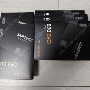 24년형 새제품 정품(미개봉) 삼성SSD 870EVO500G(무상AS 5년,870 EVO)서울(10개묶음)