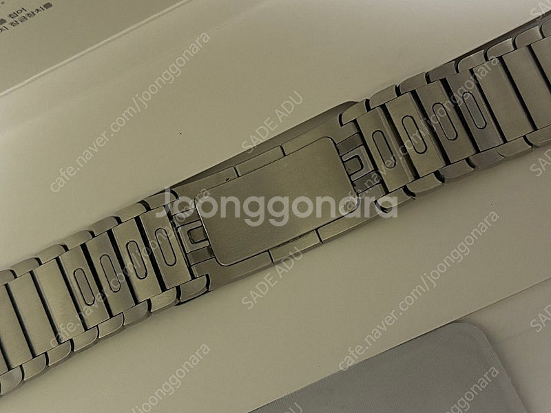 애플 링크 브레이슬릿 42mm 팝니다.--0