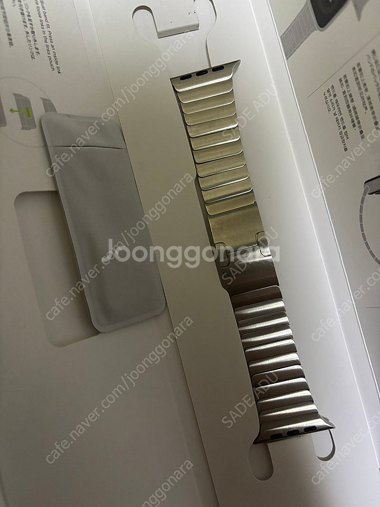애플 링크 브레이슬릿 42mm 팝니다.--1