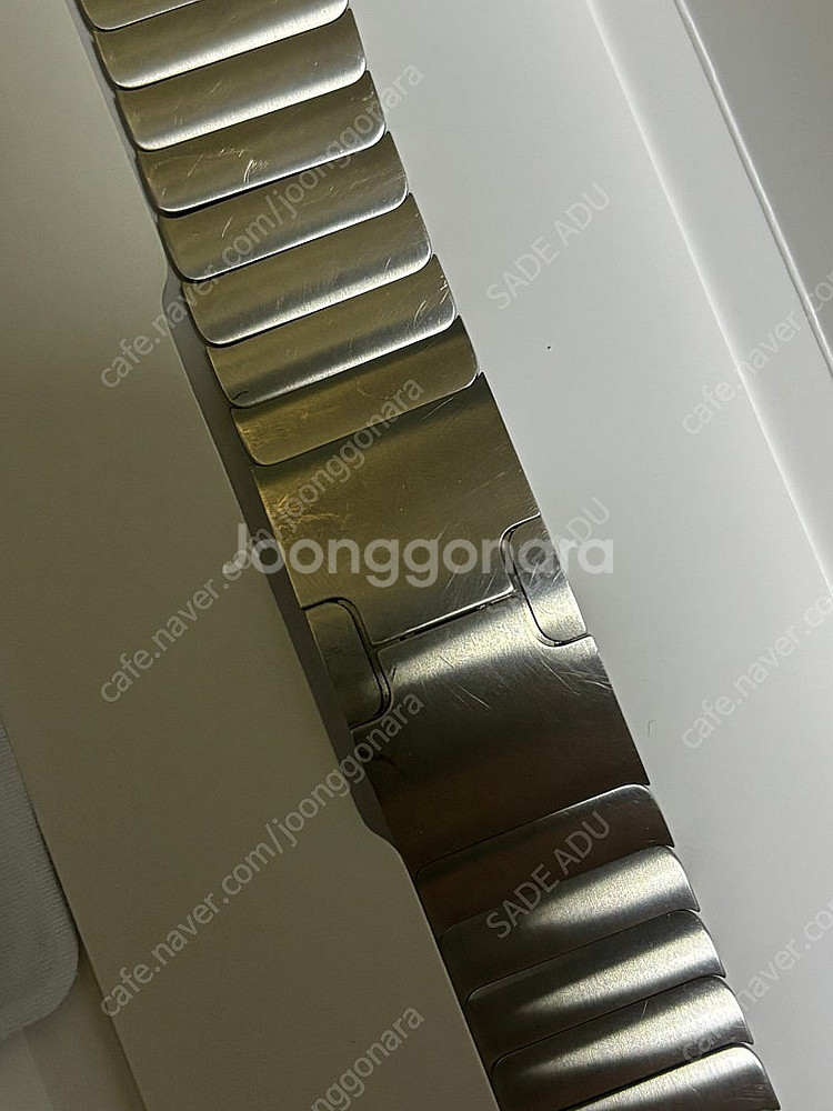 애플 링크 브레이슬릿 42mm 팝니다.--3