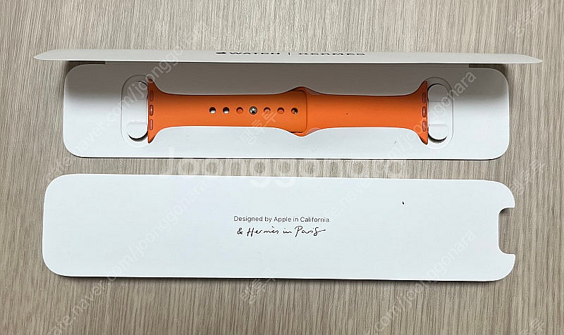 애플워치 에르메스 오랑쥬 스포츠밴드 미개봉41mm 새상...--0
