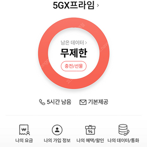 T 데이터 선물하기 2기가