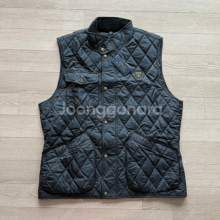 POLO RRL 폴로 퀼팅 베스트 조끼 자켓--0
