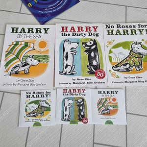 harry the dirty dog 시리즈3권 cd포함 노부영