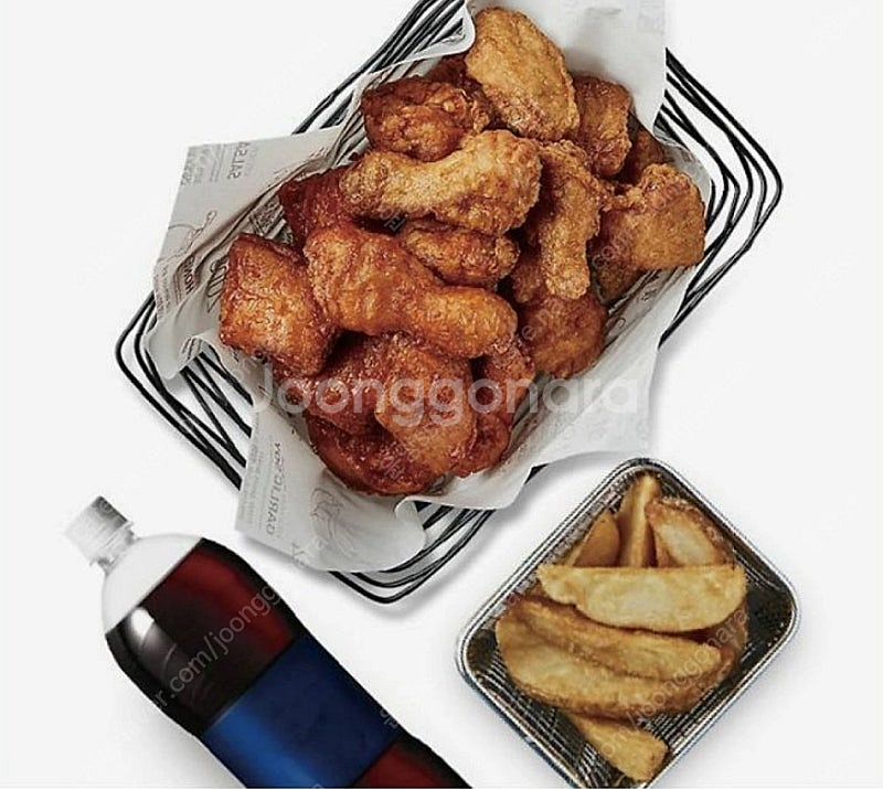 교촌치킨 반반오리지날웨지감자 세트--0