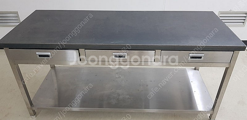 고급 스텐 작업대 수납서랍장작업대 스텐작업대--0