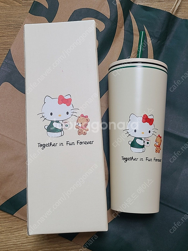 스타벅스 헬로키티 50주년 키티 콜드컵 473ml 새제...--0