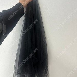 셀프웨촬용 검정 베일