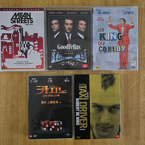 DVD Martin Scorsese 마틴 스콜세지 5편