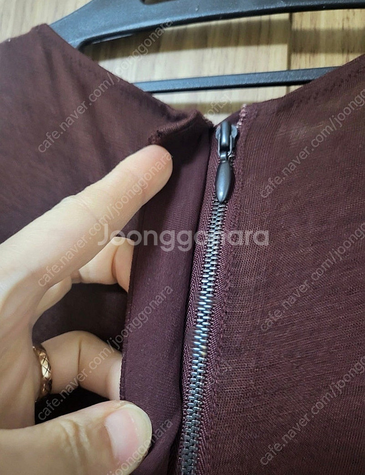 마인 MINE 원피스 wine color--2