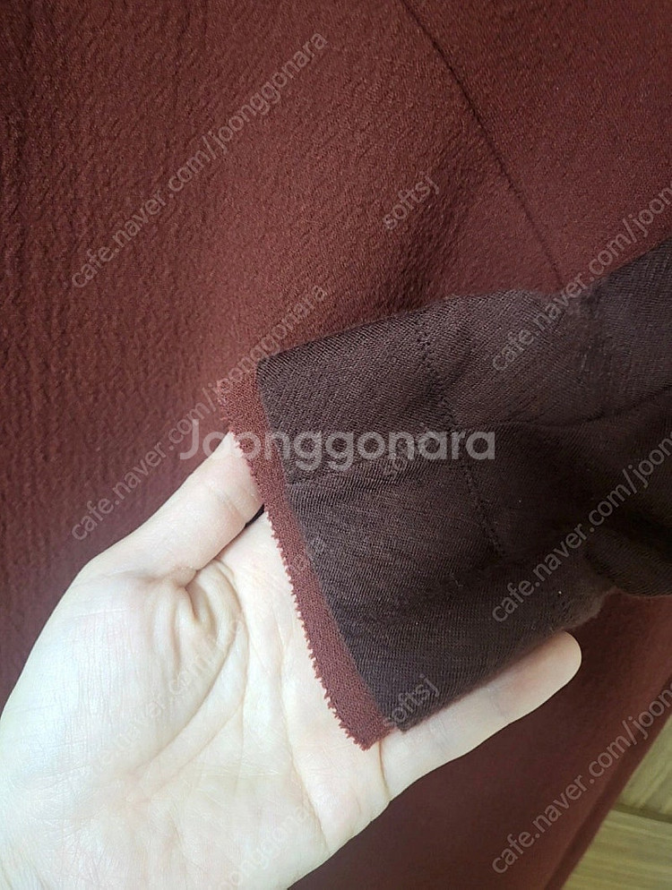 마인 MINE 원피스 wine color--3