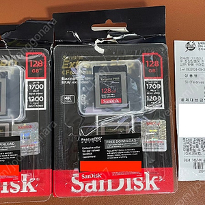 SanDisk(샌디스크) Extreme PRO CFexpress 128GB 2개