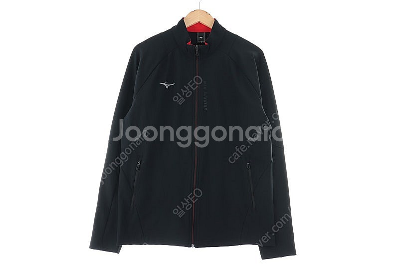 (XL) 미즈노 집업져지 트랙탑 블랙 폴리 올드스쿨 루...--1