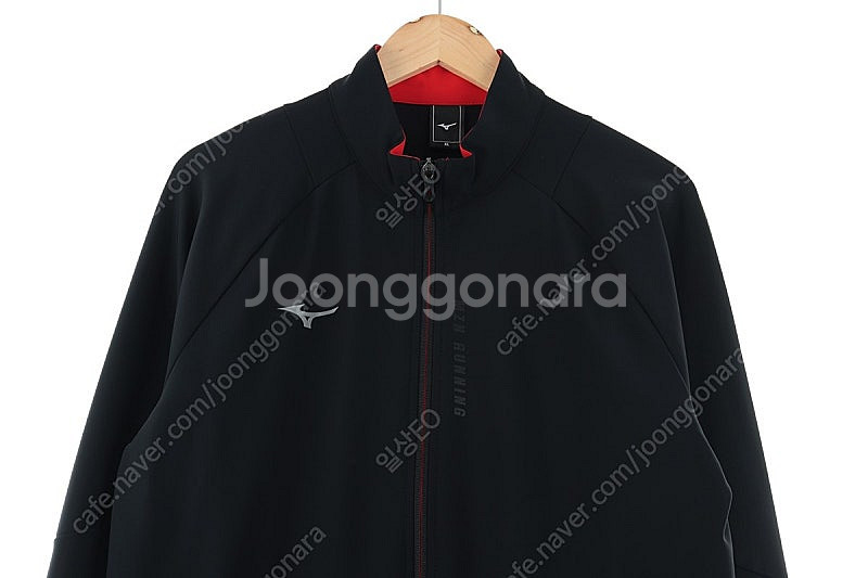 (XL) 미즈노 집업져지 트랙탑 블랙 폴리 올드스쿨 루...--2