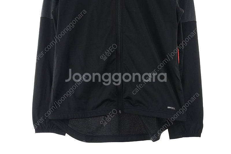 (L) 퓨마 집업져지 트랙탑 블랙 폴리 올드스쿨 루즈핏--3