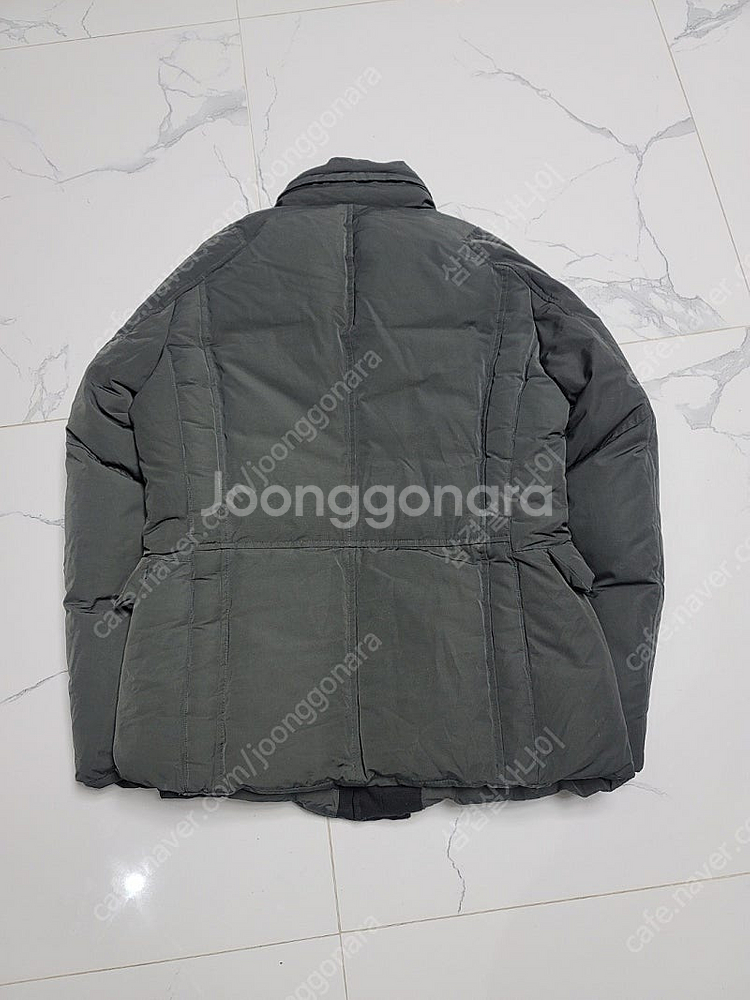 타임옴므 사선 지퍼 패딩 코트 블레이져 자켓 100 판...--1