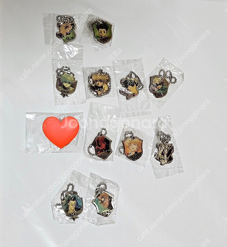 헌터x헌터 고전굿즈 가챠 키링 헌헌 키르아 클로로 크라...--0