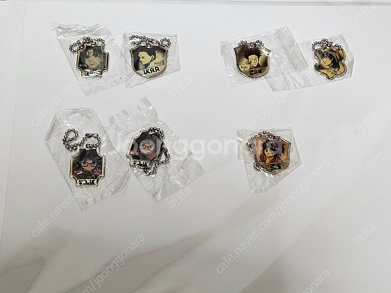 헌터x헌터 고전굿즈 가챠 키링 헌헌 키르아 클로로 크라...--1