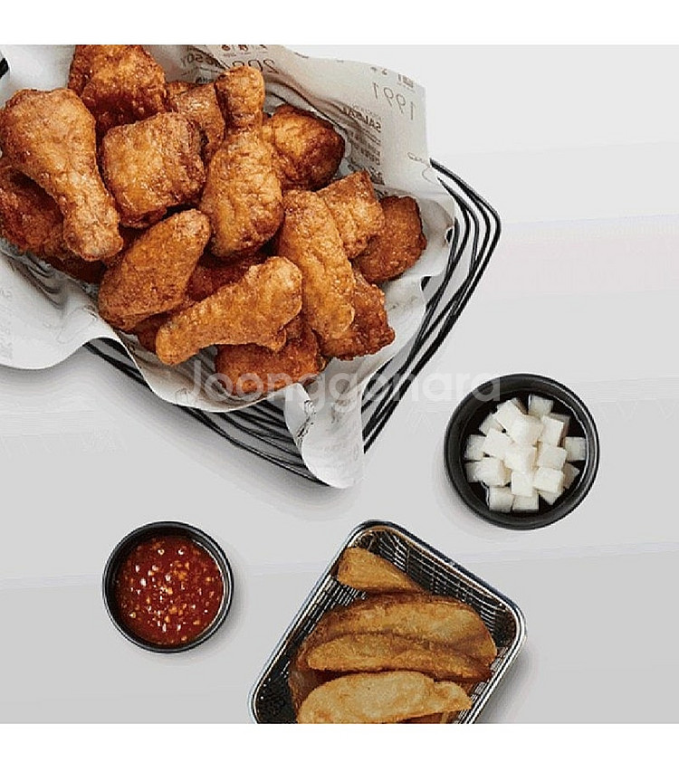 교촌치킨 반반오리지날 웨지감자세트--0