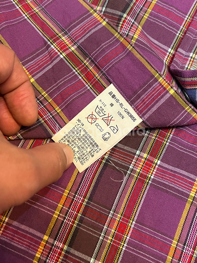 polo 폴로 랄프로렌 클래식 웨스턴 체크셔츠--1