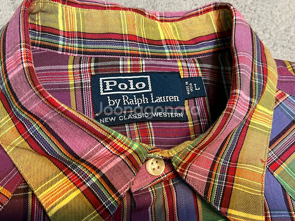 polo 폴로 랄프로렌 클래식 웨스턴 체크셔츠--4