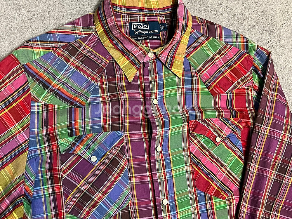 polo 폴로 랄프로렌 클래식 웨스턴 체크셔츠--5
