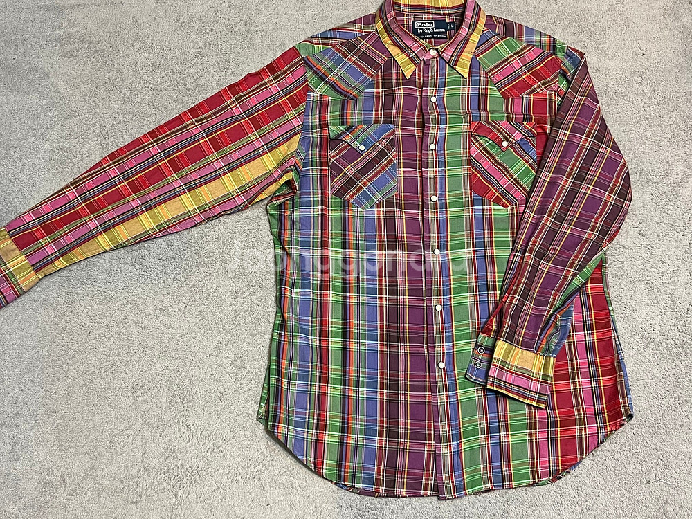 polo 폴로 랄프로렌 클래식 웨스턴 체크셔츠--6