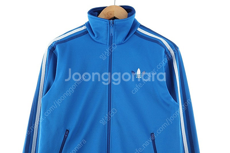 (M) 아디다스 집업져지 트랙탑 블루 파이어버드 삼색선...--2