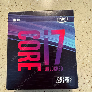 인텔i7-9700k 미개봉