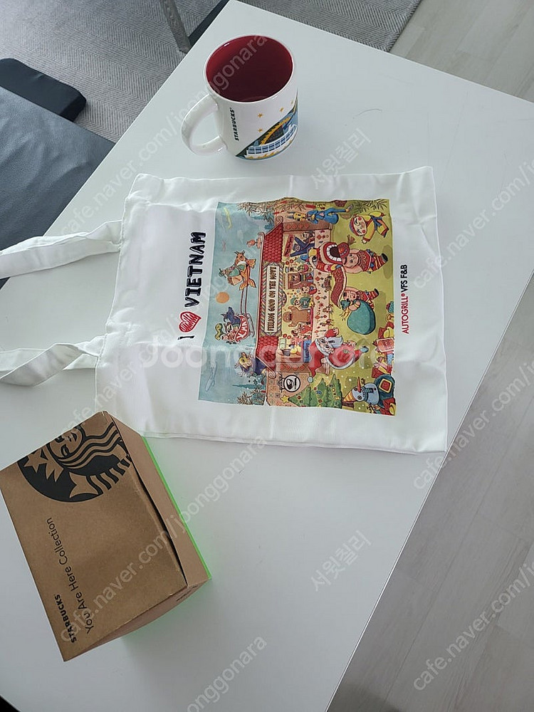 새상품 다낭 스터벅스머그컵+에코백--4