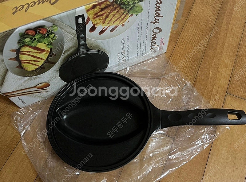<새제품> 퀸센스 후라이팬 핸디오믈렛팬--0