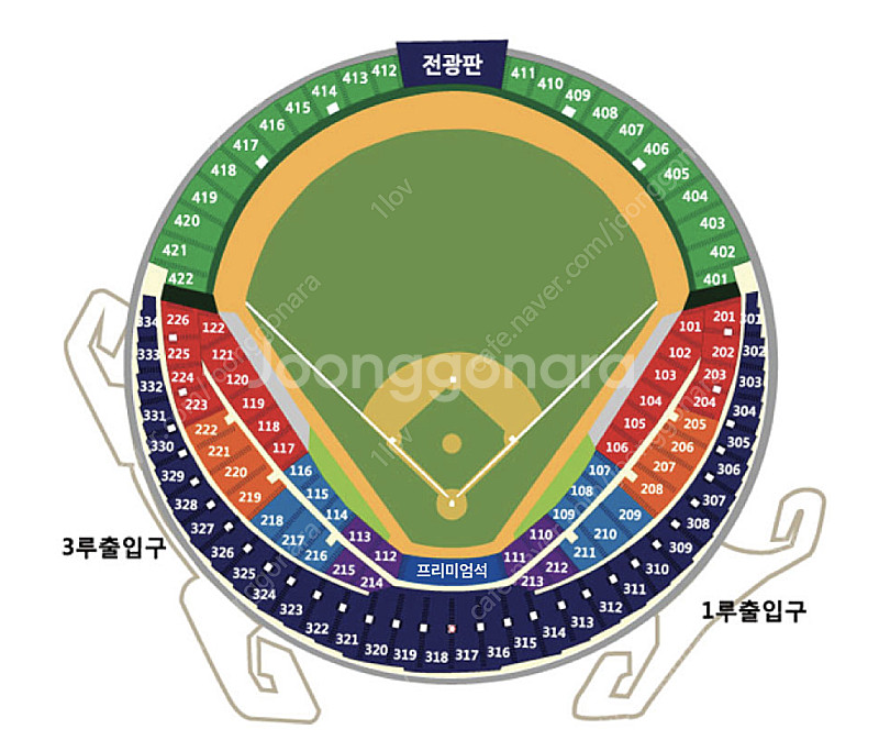 준플레이오프 3,4차전 티켓 교환하실 분( 5차전 1루...--0