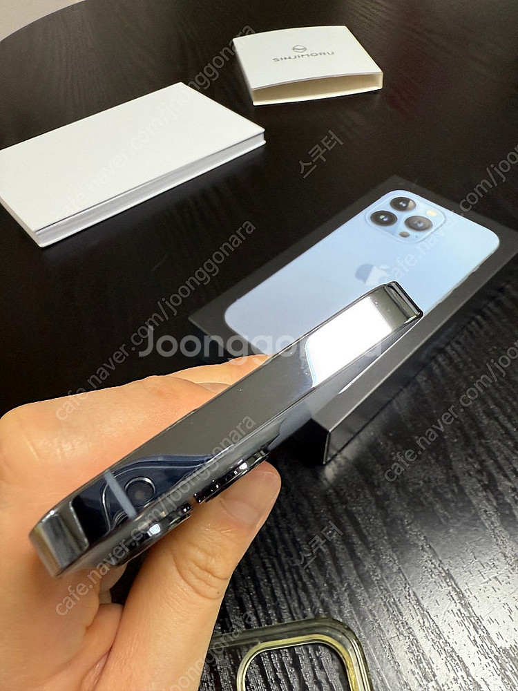 아이폰 13 PRO 256GB 시에라 블루 상태 좋음--4