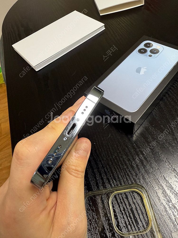 아이폰 13 PRO 256GB 시에라 블루 상태 좋음--5