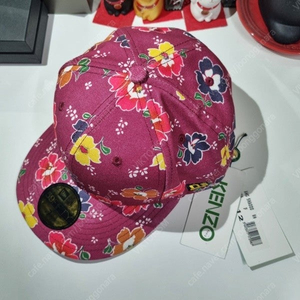 Kenzo x New Era 겐조 뉴에라 / 플라워 자수 캡 / 7 1/2 (59.6cm)