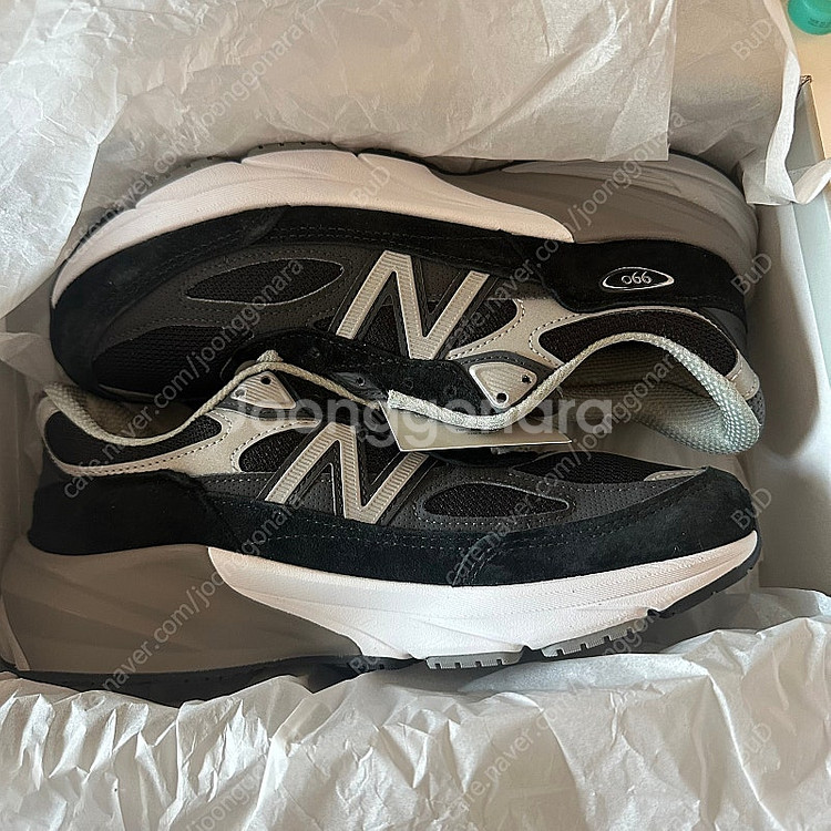 뉴발란스 990v6 우먼스 발볼B 블랙 270 크림 새...--0