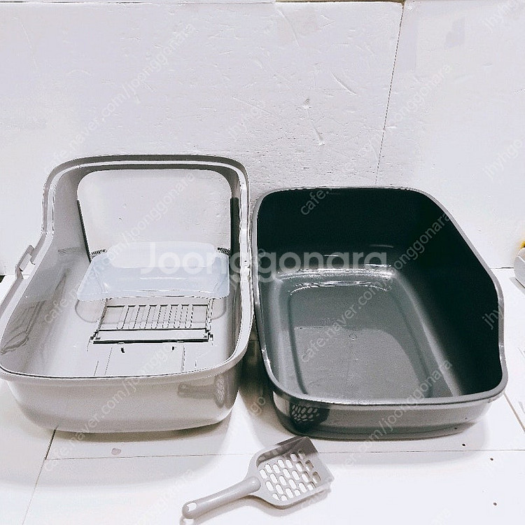 [리퍼] 푸르미 고양이 후드형 3-door 화장실 라이...--6