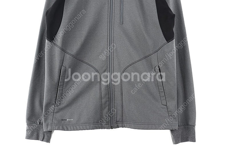 (XL) 아디다스 집업져지 트랙탑 그레이 폴리 올드스쿨...--3
